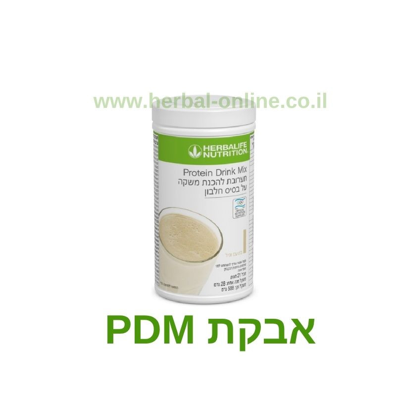 PDM | אבקה להכנת משקה על בסיס חלבון - וניל