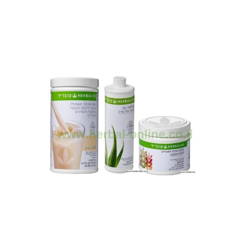 שייק + אלוורה + סיבים תזונתיים